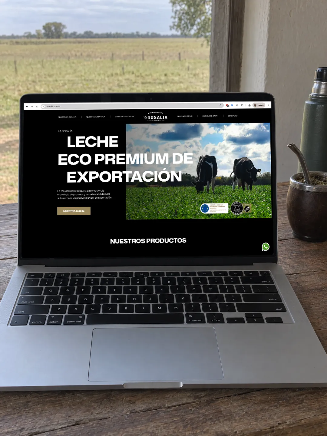 La Rosalía: sitio de leche de exportación