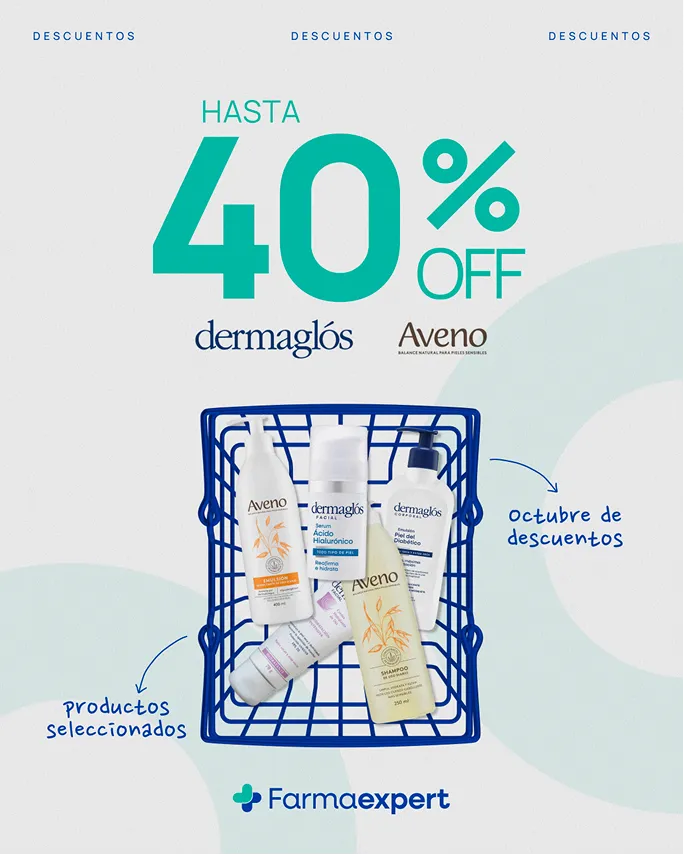 Pieza de feed de Farmaexpert: 40 % de descuento