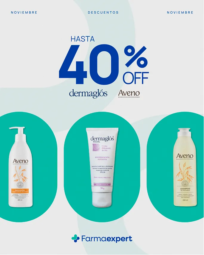 Pieza de feed de Farmaexpert: 40 % de descuento