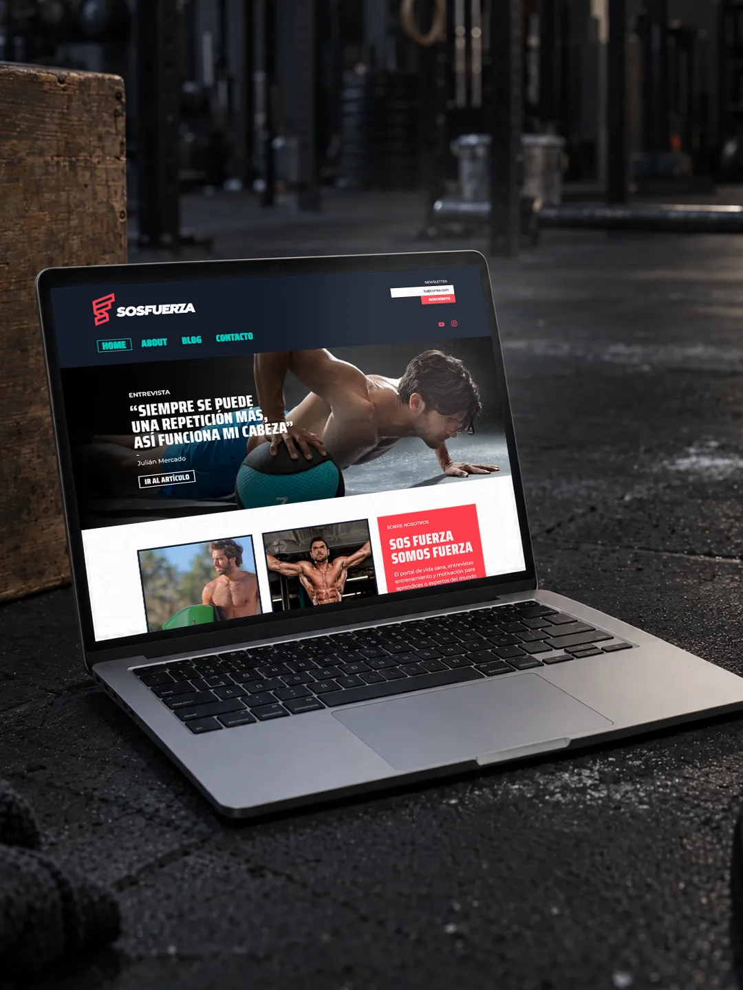 Sosfuerza: sitio web