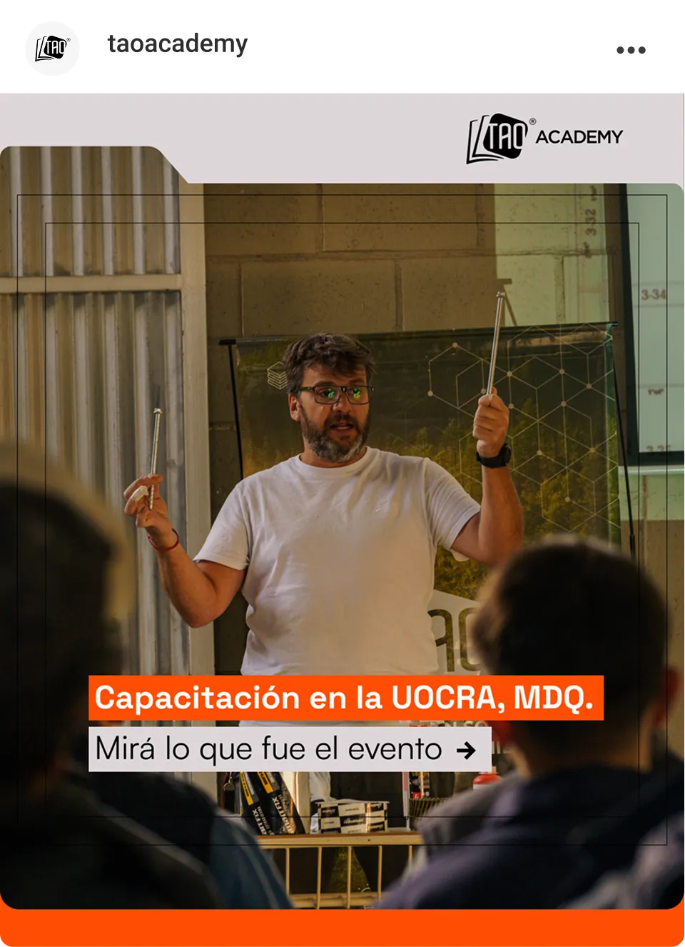 Posteo: capacitación en la UOCRA, Mar del Plata