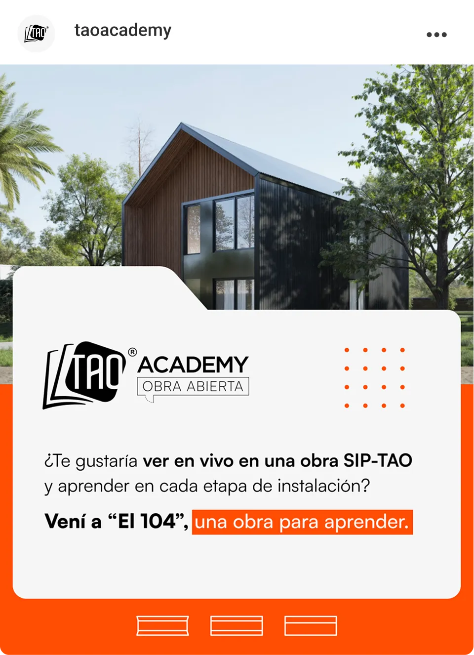 Posteo: obra abierta de TAO Academy