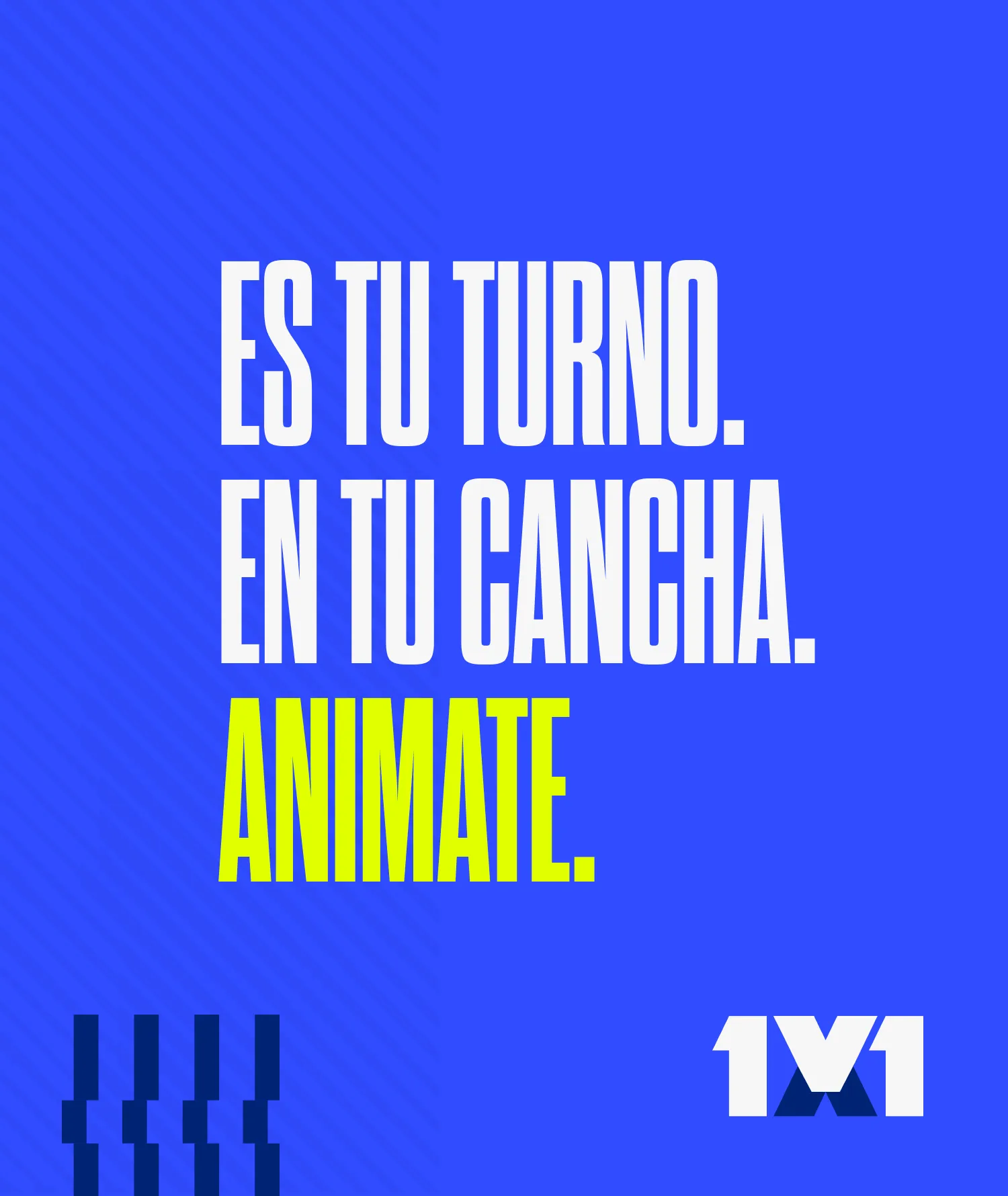 Placa: es tu turno, en tu cancha, animate