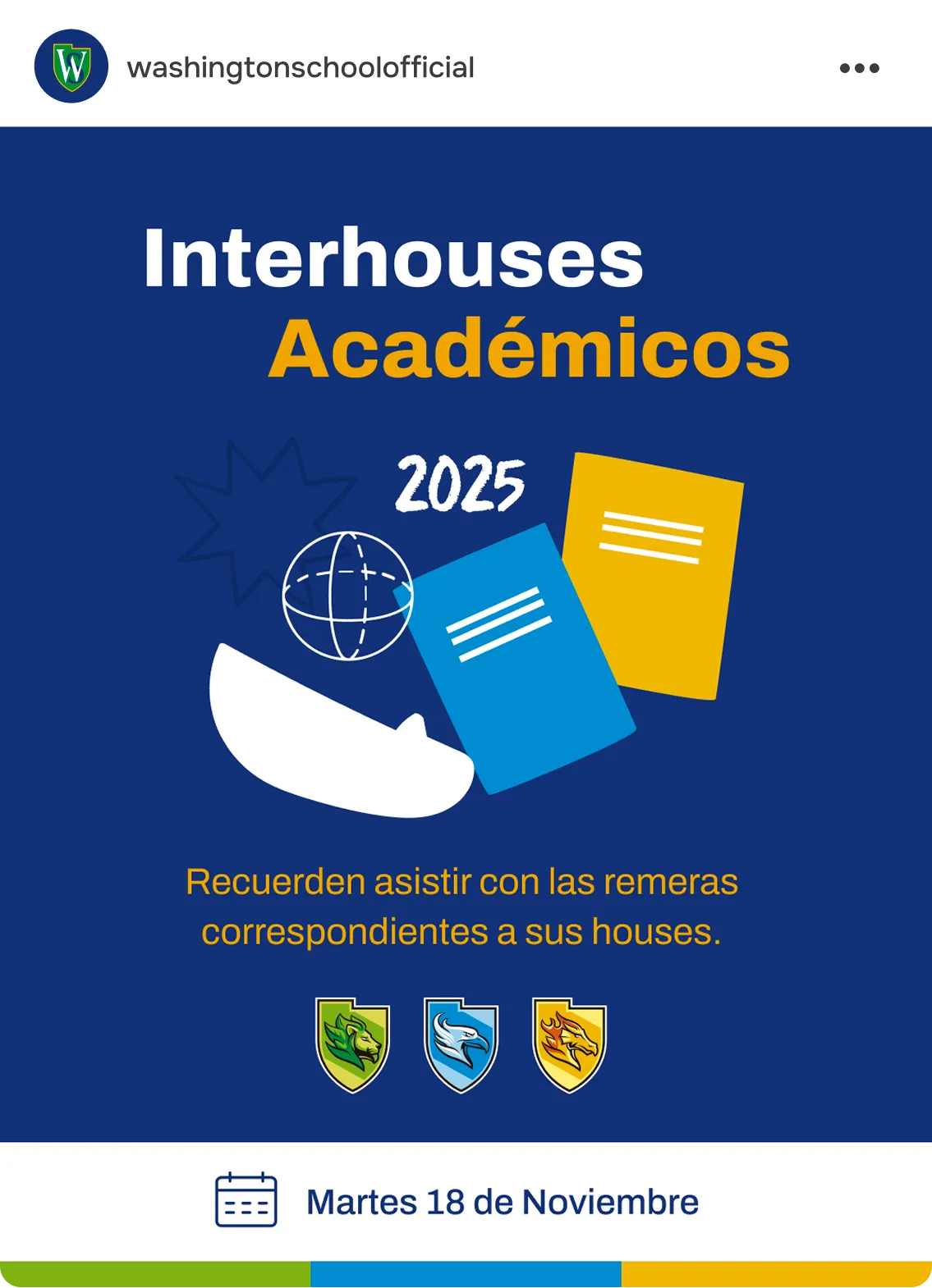 Posteo de Washington School