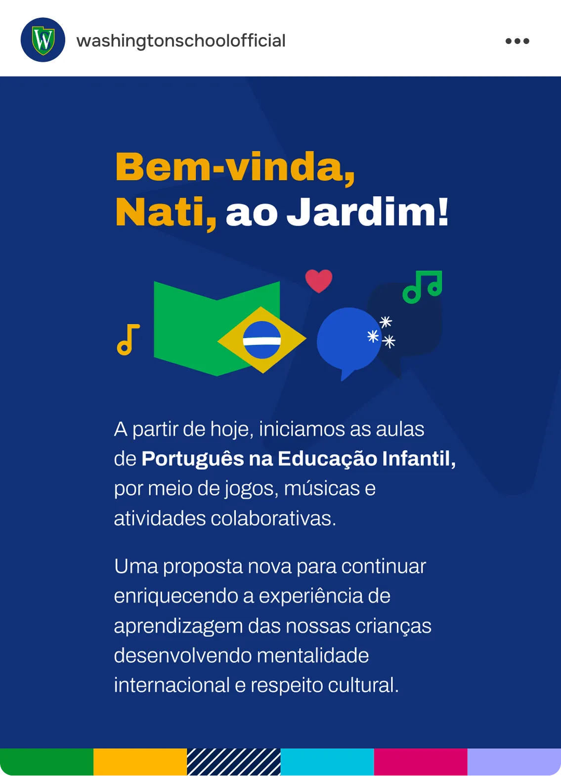 Posteo de Washington School