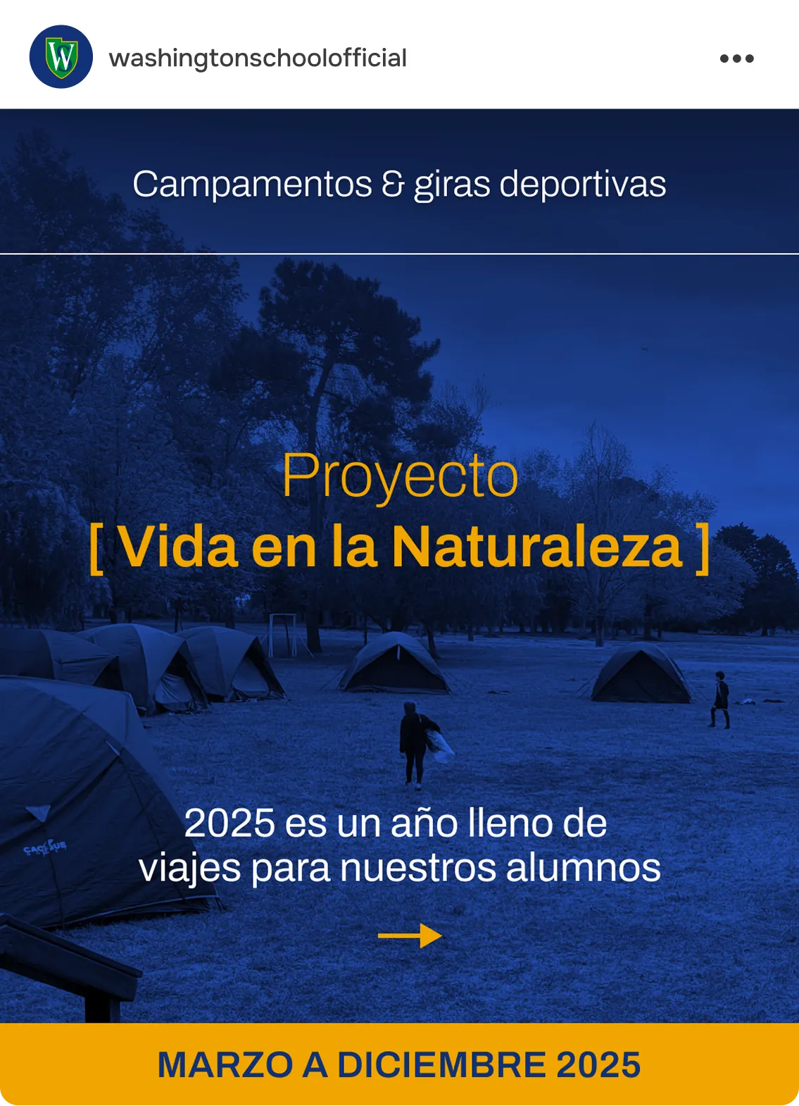 Posteo de Washington School