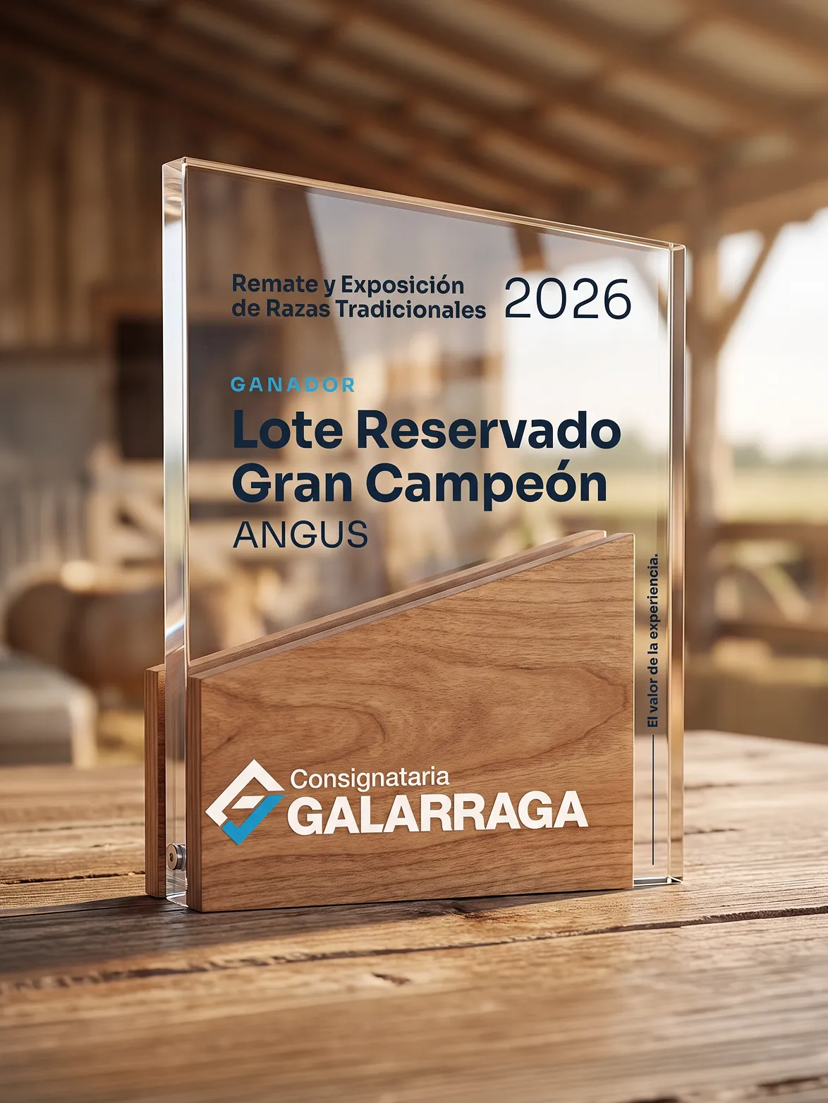 Premio al lote reservado gran campeón