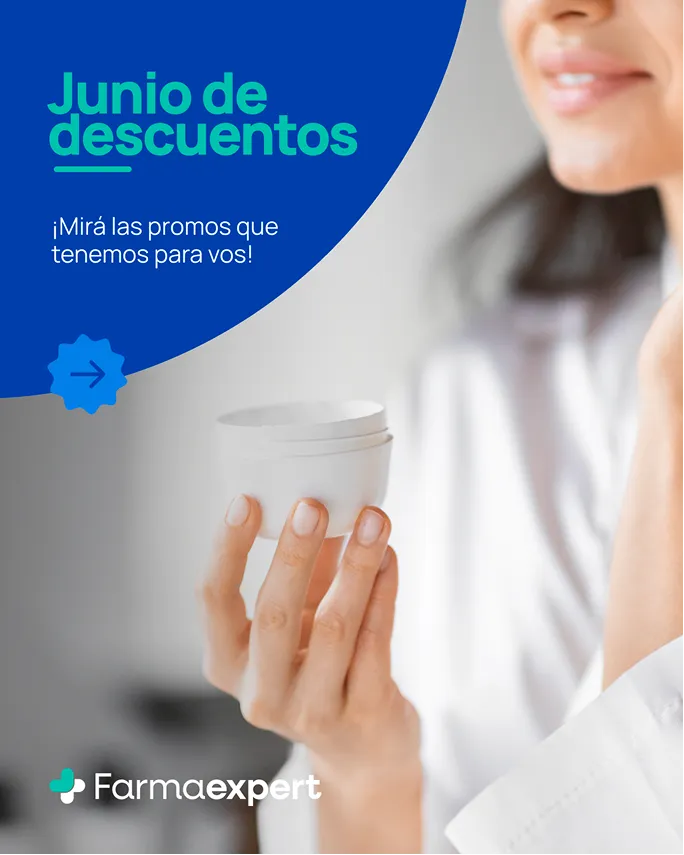 Pieza de feed de Farmaexpert: promos de junio