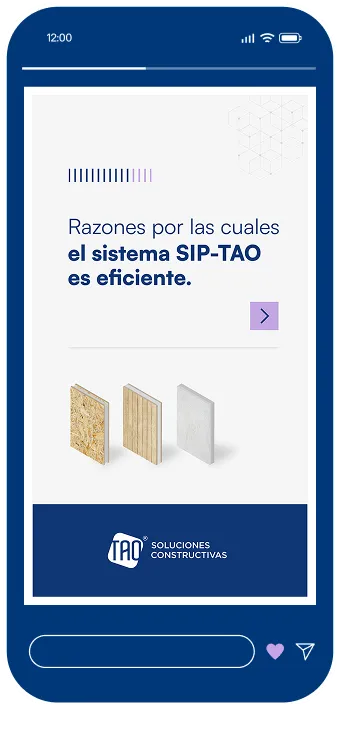 Story de TAO en el celular