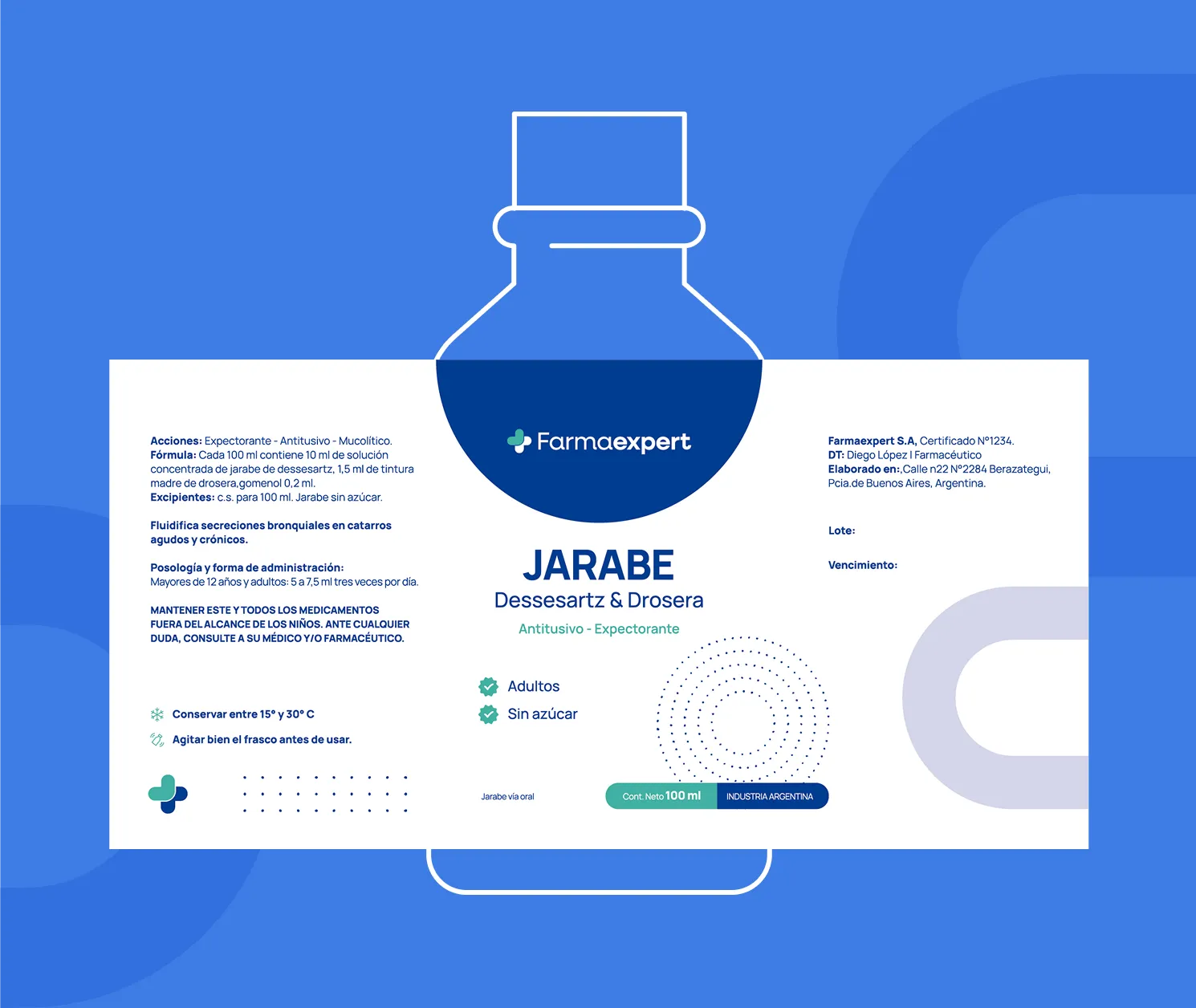 Ficha técnica del jarabe