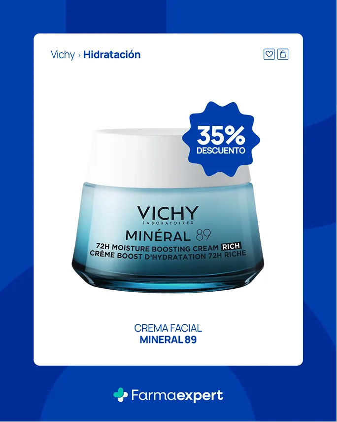 Pieza de feed de Farmaexpert: descuento Vichy