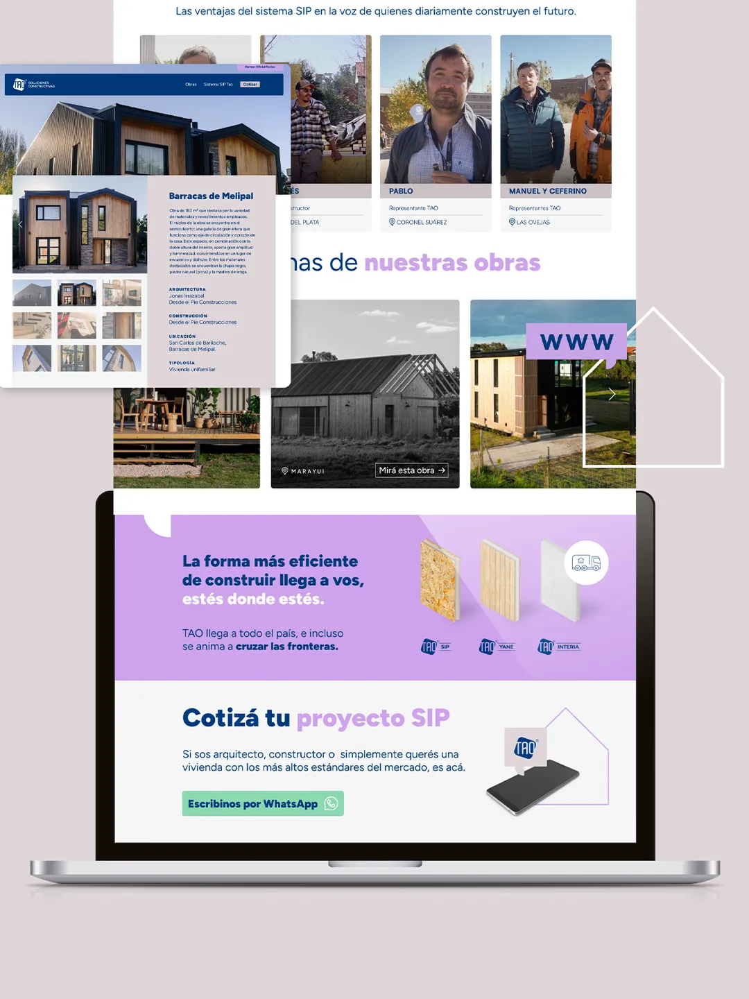 TAO: sitio y cotizador de proyectos SIP